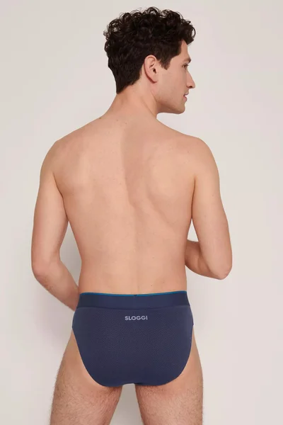 Pánské modré slipy EVER Airy Brief - Sloggi