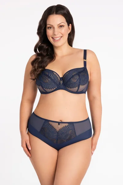 Podprsenka Gorsenia Ava Bralette Dark Blue