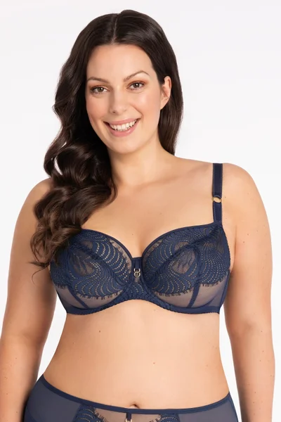 Podprsenka Gorsenia Ava Bralette Dark Blue