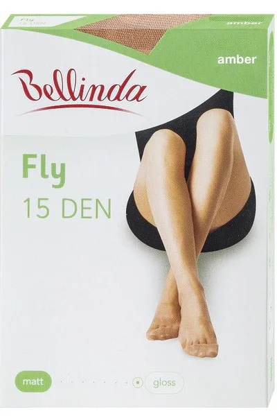 Dámské jemné strečové punčochové kalhoty FLY PANTYHOSE IS374 - BELLINDA - amber