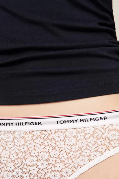 Částečně průhledné dámské kalhotky 3ks Tommy Hilfiger