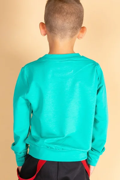 Unisex dětské tyrkysové tričko FPrice