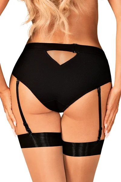 Dámské podvazkové kalhotky Editya garter panties - Obsessive