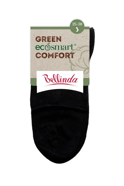 Dámské ponožky z bio bavlny s netlačícím lemem GREEN ECOSMART COMFORT SOCKS - BELLINDA - č