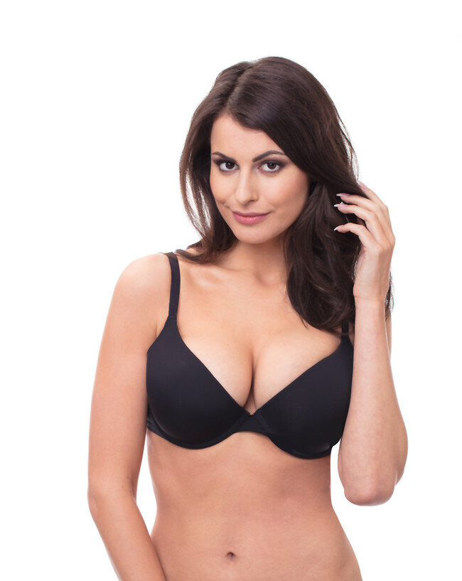 Dámská hladká podprsenka WONDERBRA T-SHIRT PLAIN BRA - WONDERBRA -, 70 B i454_WB009443-001-70B