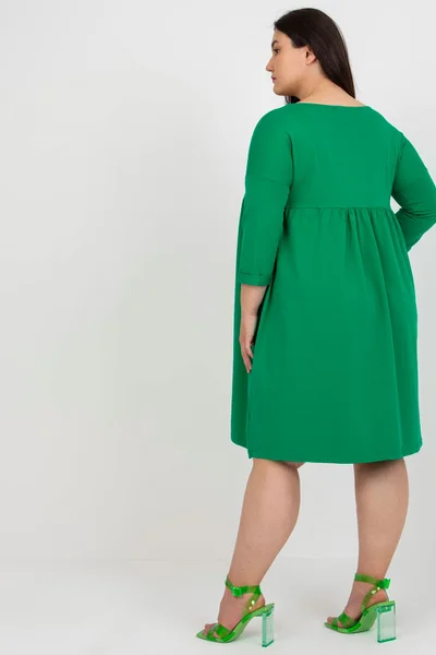 Dámské pohodlné zelené šaty univerzální velikost FPrice