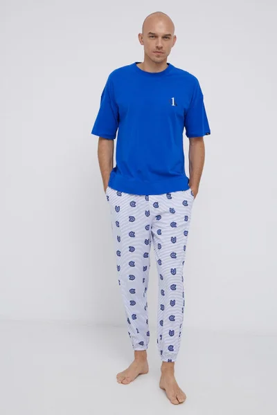 Pánské pyžamo EJ769 - WI2 - Mořská - Calvin Klein (námořní )