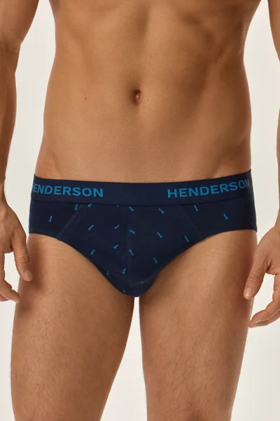 Pánské slipy Henderson Denim-Granat - balení 2 ks