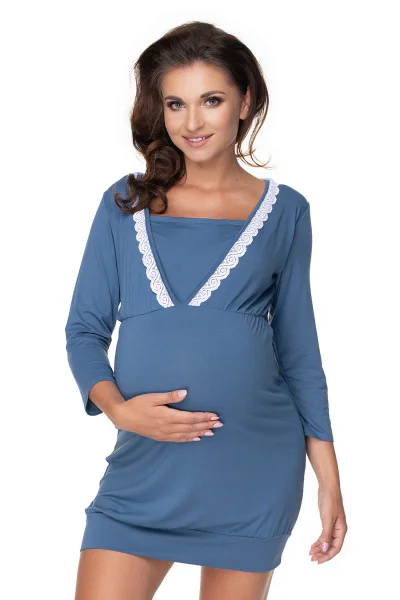 Těhotenská noční košilka PeeKaBoo 138227