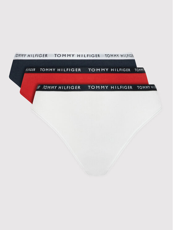 Dámské tanga 3pack - CW756 - 0WS - Tommy Hilfiger směs barev, Mix barev L i10_P53194_1:460_2:90_