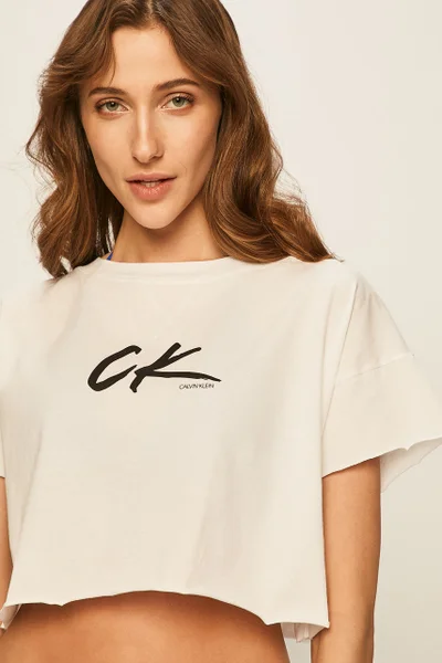 Bílý plážový top Calvin Klein 1006