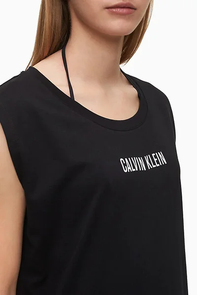 Dámské plážové dámské šaty E458 černá - Calvin Klein