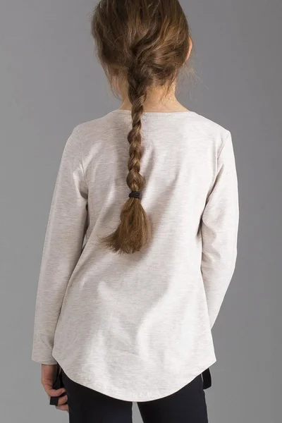 Bílé dívčí tričko s nápisem FPrice