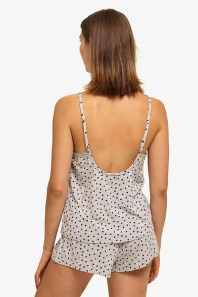 Šedé dámské letní pyžamo Calvin Klein 6306