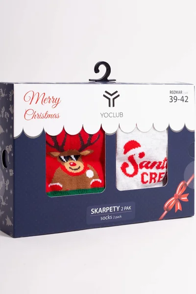 Dámské Vánoční Ponožky Yoclub Christmas In A Box - 2-Pack