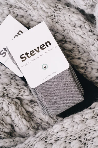 Dámské ponožky WY117 Melange Grey - Steven