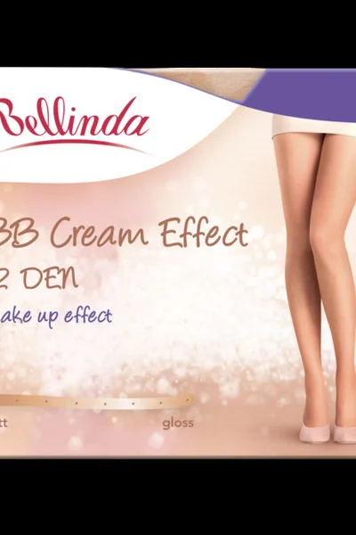 Dámské BB cream punčochy s make up efektem BB CREAM LE380 - BELLINDA - almond