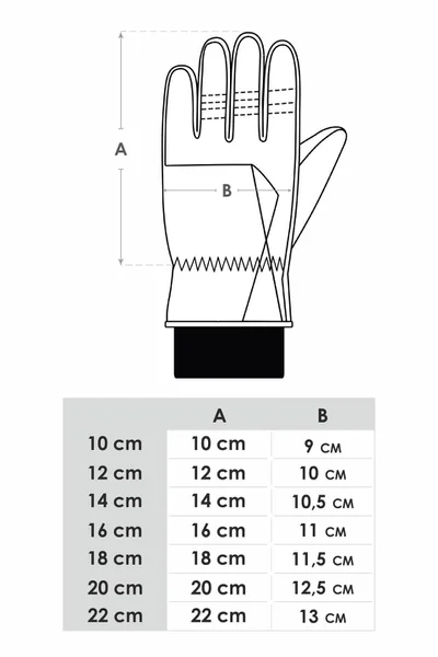 Yoclub Dětské Lyžařské Rukavice s Izolací a Protiskluzem