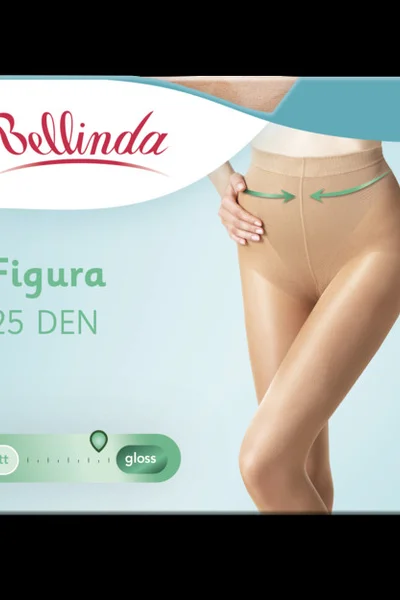 Dámské zeštíhlující punčochové kalhoty FIGURA O414 - BELLINDA - almond