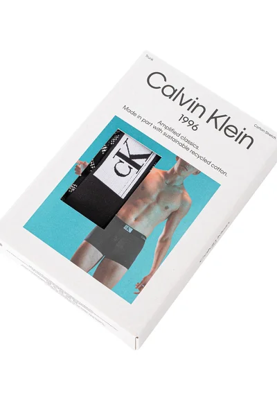 Přiléhavé pánské boxerky s nápisy Calvin Klein
