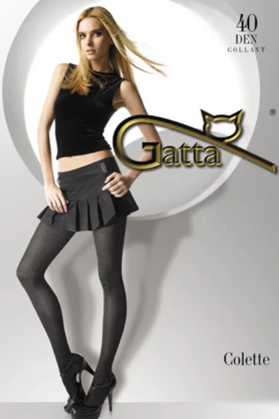 Šedé punčocháče Gatta Colette 1
