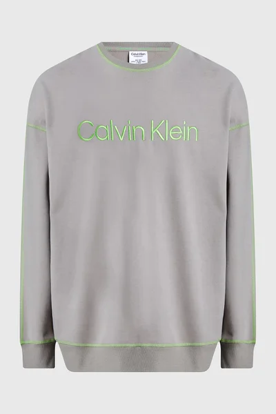 Bavlněná pánská mikina s nápisem Calvin Klein
