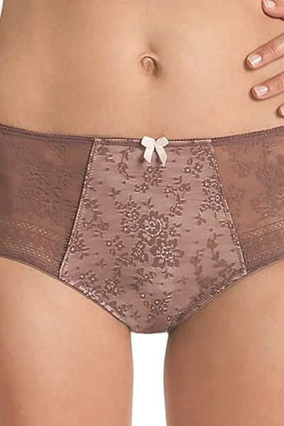 High Waist Kalhotky Fleur Berry - RosaFaia