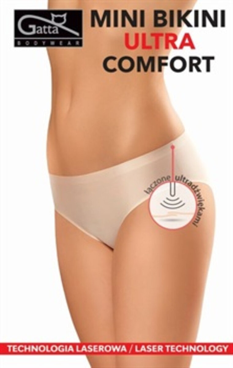 Komfortní kalhotky Gatta Mini Bikini Ultra Comfort, bílá S i170_0041590S3605