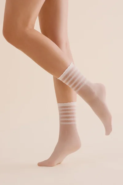 Dámské silonkové ponožky s proužky Gabriella