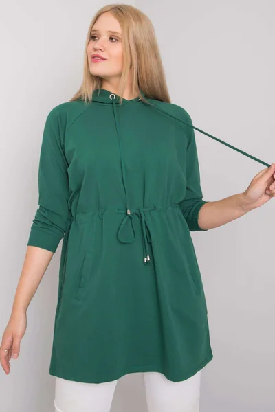 Dámská dlouhá plus size mikina FPrice