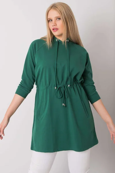 Dámská dlouhá plus size mikina FPrice