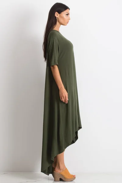 Dámské khaki oversize dámské šaty FPrice