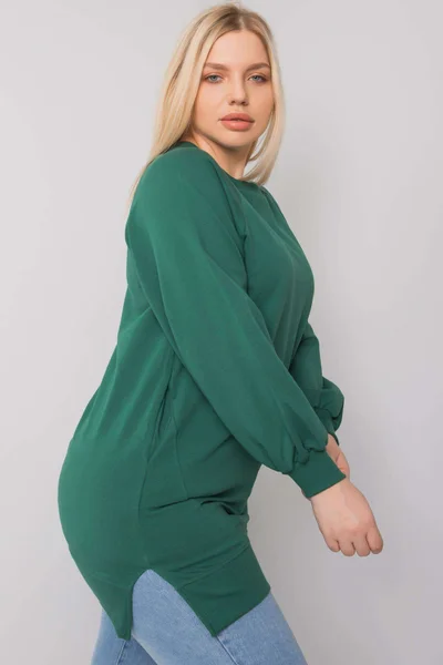 Dámská bavlněná mikina pro ženy plus size FPrice