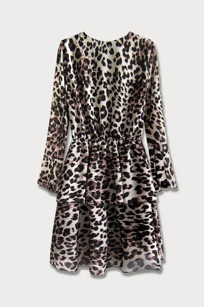 Dámské mini šaty v leopardím vzoru MADE IN ITALY