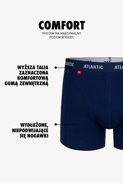 Sportovní boxerky Atlantic - vícebarevné