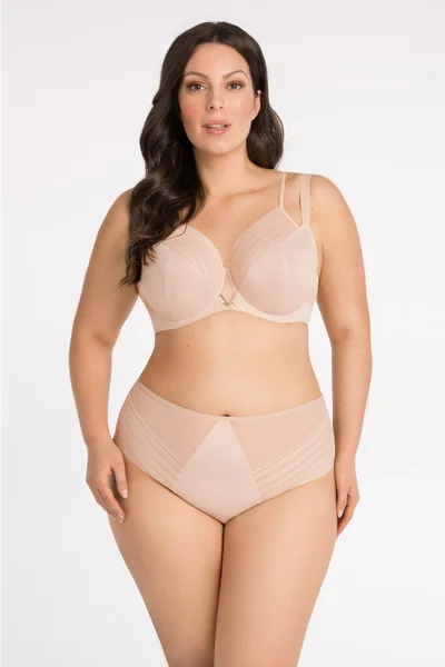 Plus size dámská měkká dvojitá podprsenka Gorsenia