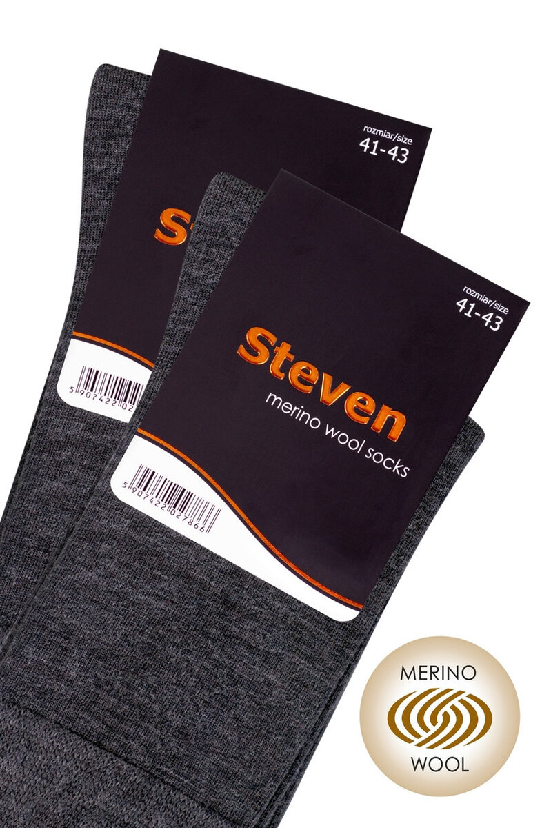 Pánské ponožky MERINO H428 Steven, tmavě modrá 41-43 i170_LP3130B