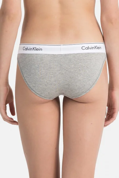 Šedé kalhotky Calvin Klein F3787E