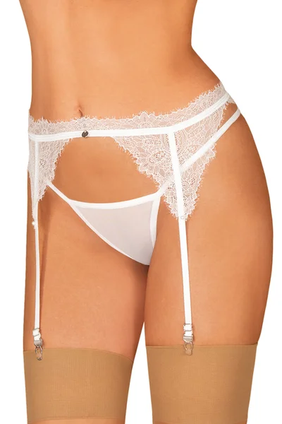 Elegantní podvazkový pás Bianelle garter belt - Obsessive