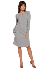 Šaty FO443 Grey - BeWear