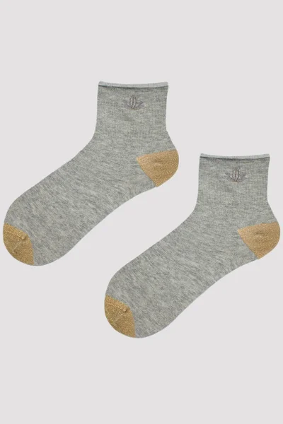 Dámské ponožky z bavlněné příze Noviti