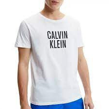 Pánské bílé tričko s krátkým rukávem Calvin Klein, bílá XL i10_P53539_1:2020_2:93_