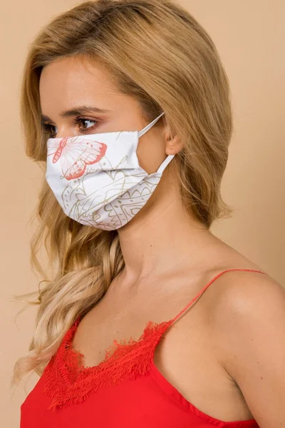 Opakovaně použitelná ochranná maska, a béžová FPrice