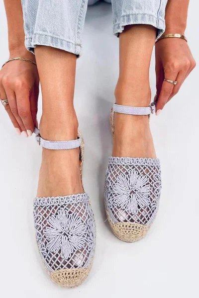 Dámské espadrilky na plátěné podrážce Inello