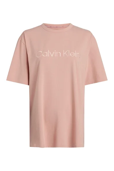 Volné dámské béžové tričko Calvin Klein