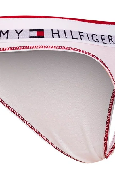 Dámské tanga Tommy Hilfiger - organická bavlna - bílá