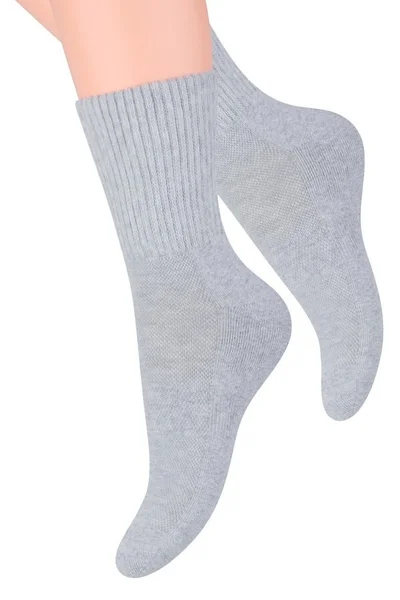 Dámské ponožky s frotté Steven Fitness art.127