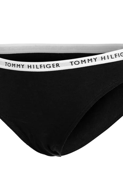 Tommy Hilfiger dámské tanga kalhotky 3 Pack Black