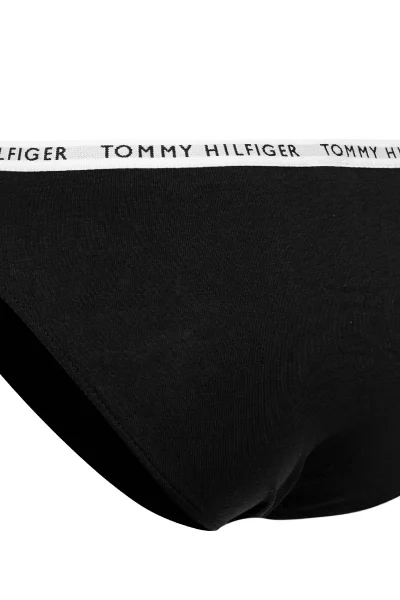 Tommy Hilfiger dámské tanga kalhotky 3 Pack Black