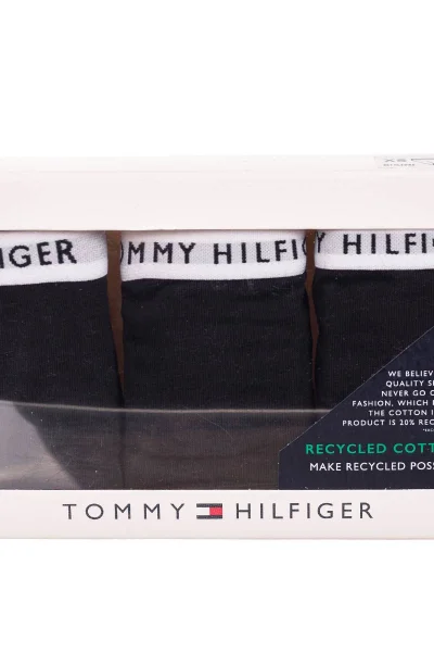 Tommy Hilfiger dámské tanga kalhotky 3 Pack Black